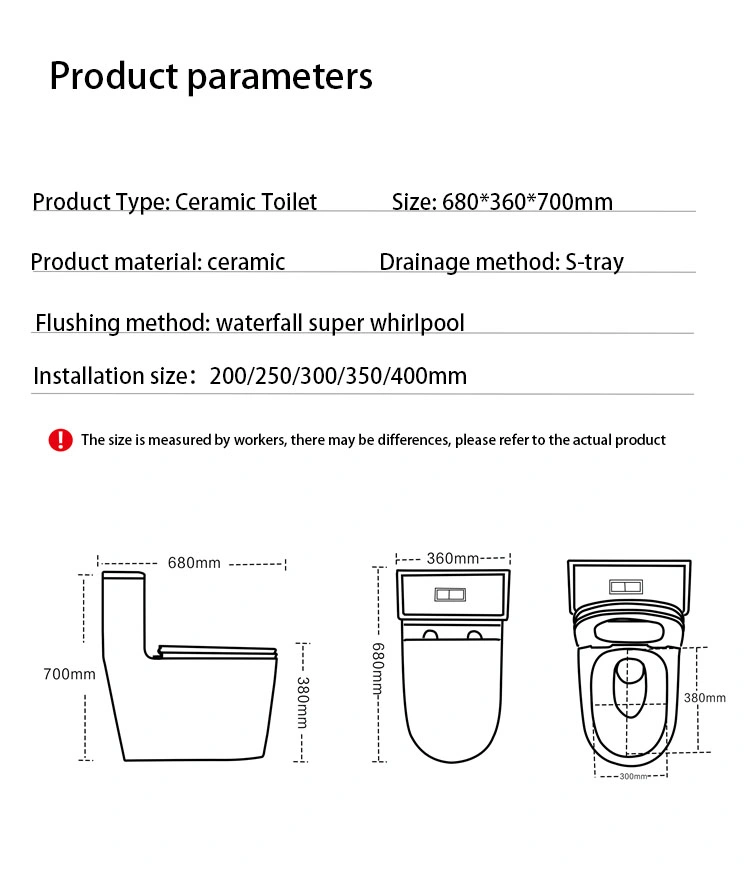 Ovs Cupc Sanitary Ware Wc Easy Clean Hotel Bathroom Ceramic One Piece Toilet P Trap