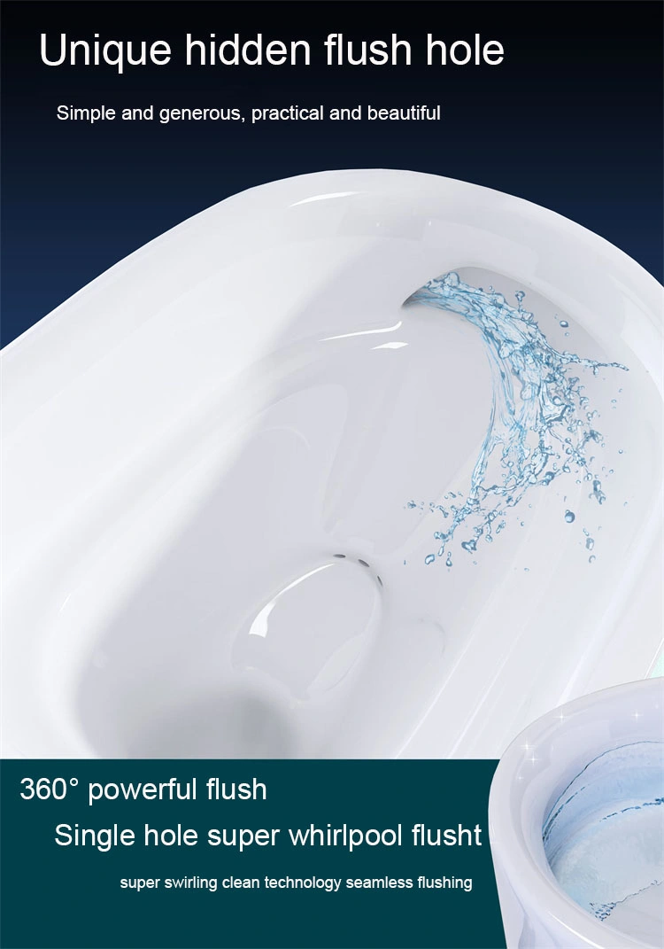 Ovs Cupc Wholesale Clean Sanitary Ware Wc Bathroom Ceramic Double Flush One Piece Toilet