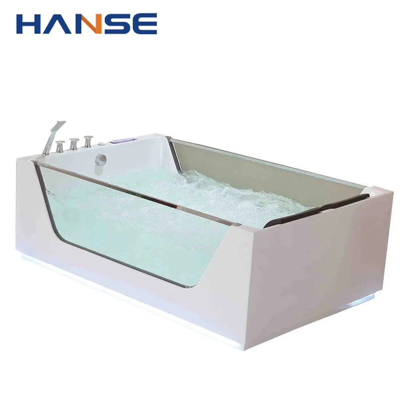 Wholesale Acrylic Freestanding Whirlpool Massage Bathtub with Jets Heater