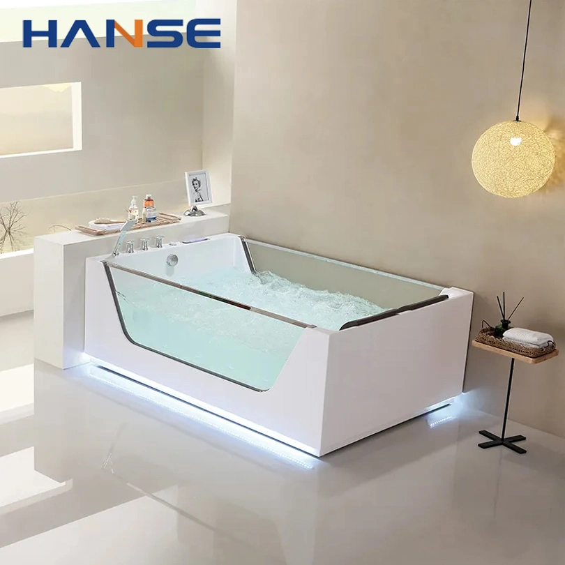 Wholesale Acrylic Freestanding Whirlpool Massage Bathtub with Jets Heater