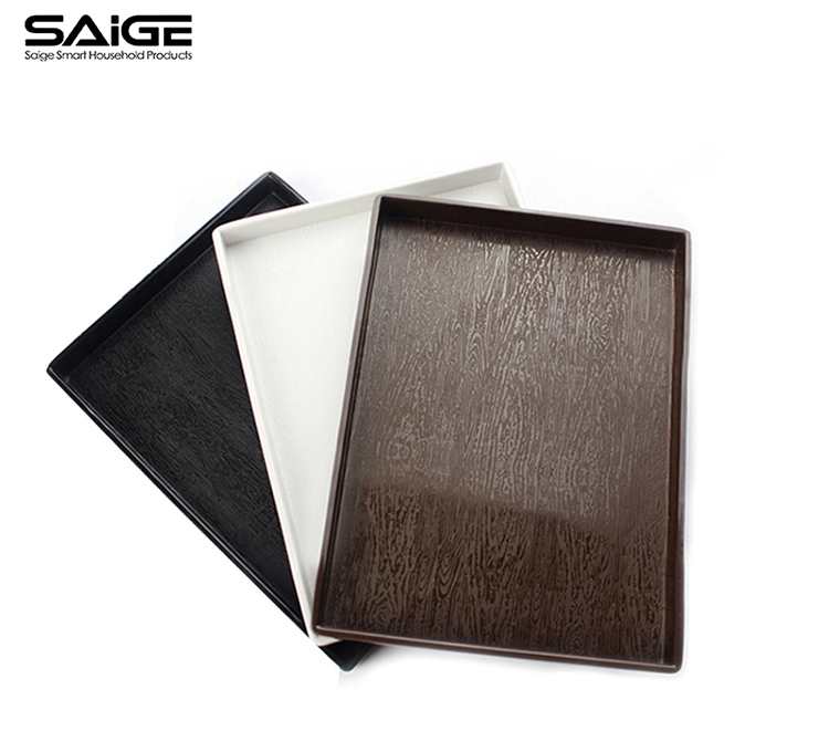 Saige Rectangle ABS Plastic Hotel Amenities Tray for Bathroom