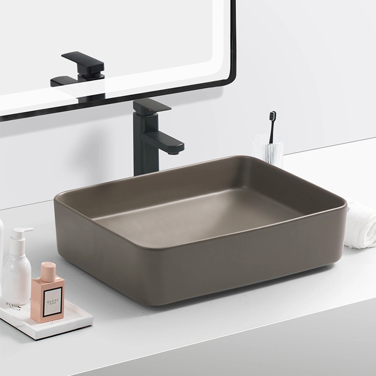Wc Bathroom Design Sanitaryware Ceramic Sink Multi-Color Art Basin Table Top Hand Wash Basin