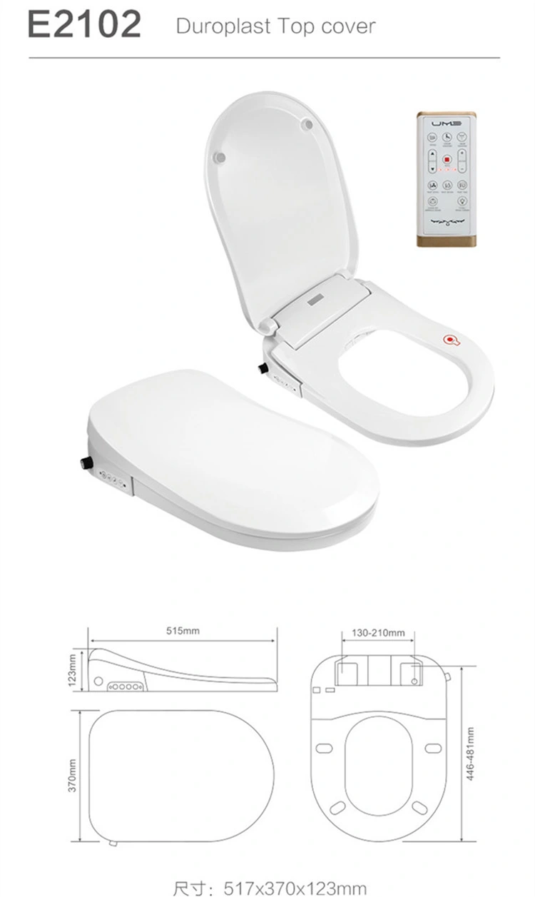 Urea Cover U Shape Electric Heated Smart Toilet Bidet Seat