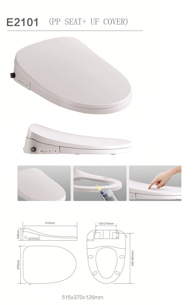 Duroplast Cover Remote Control Smart Toilet Bidet Automatic Toilet