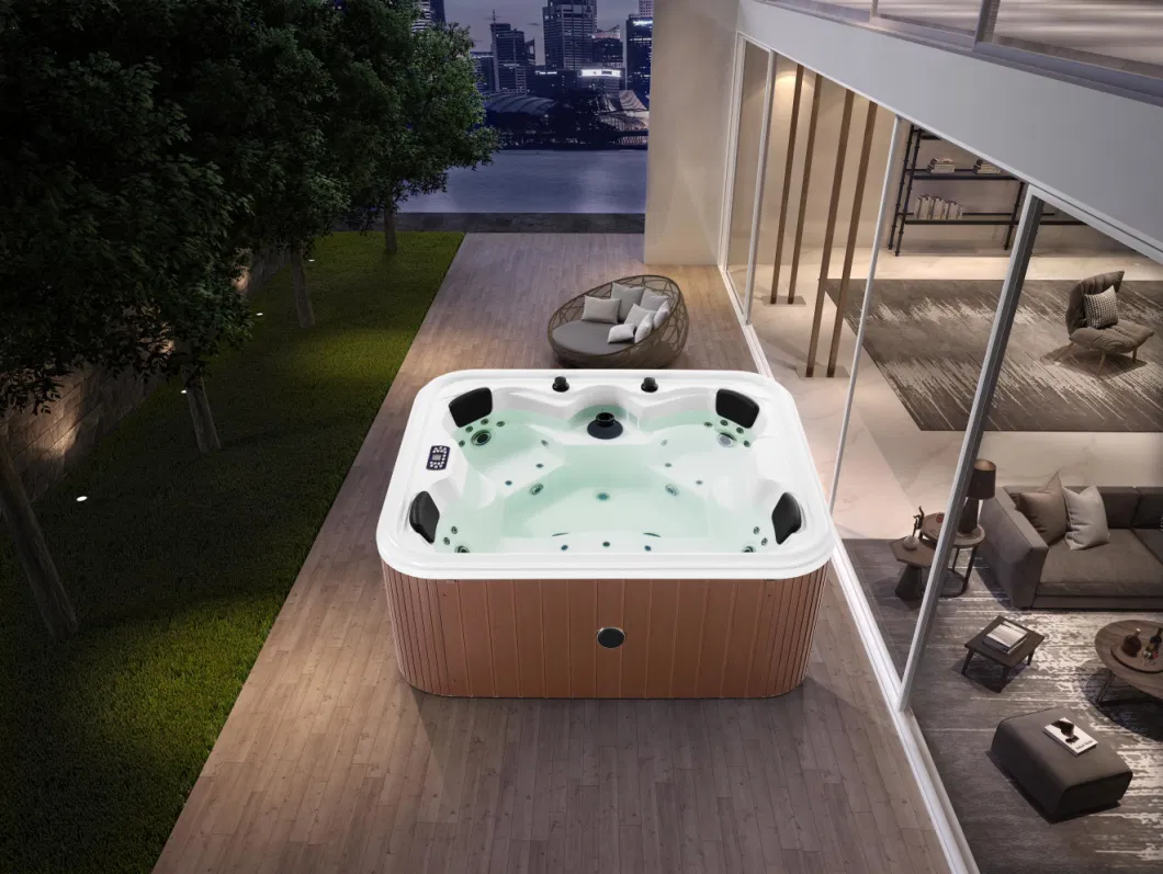 Freestanding Luxury Outdoor Hydromassage SPA Tub Hot Tub Acrylic Whirlpool Jacuzzi Bathtub