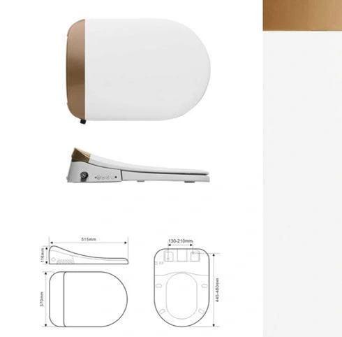Without Control panel Plastic Intelligent Toilet Seat