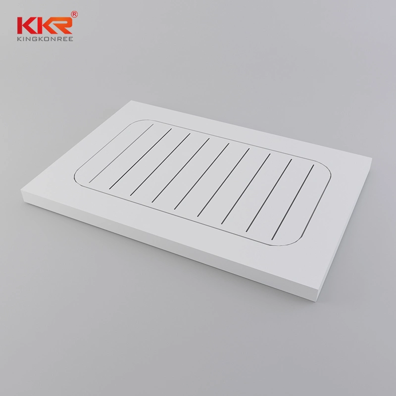 Kkr Artificial Stone Bathroom Ware Solid Surface Sanitary Ware Shower Tray 5.26