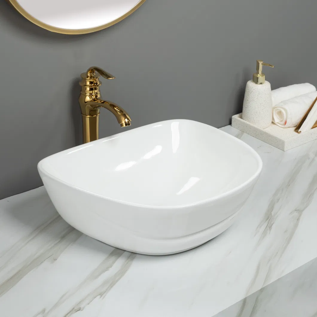 Wc Bathroom The Latest Design Ceramic Multi-Color Art Wash Basin Marble