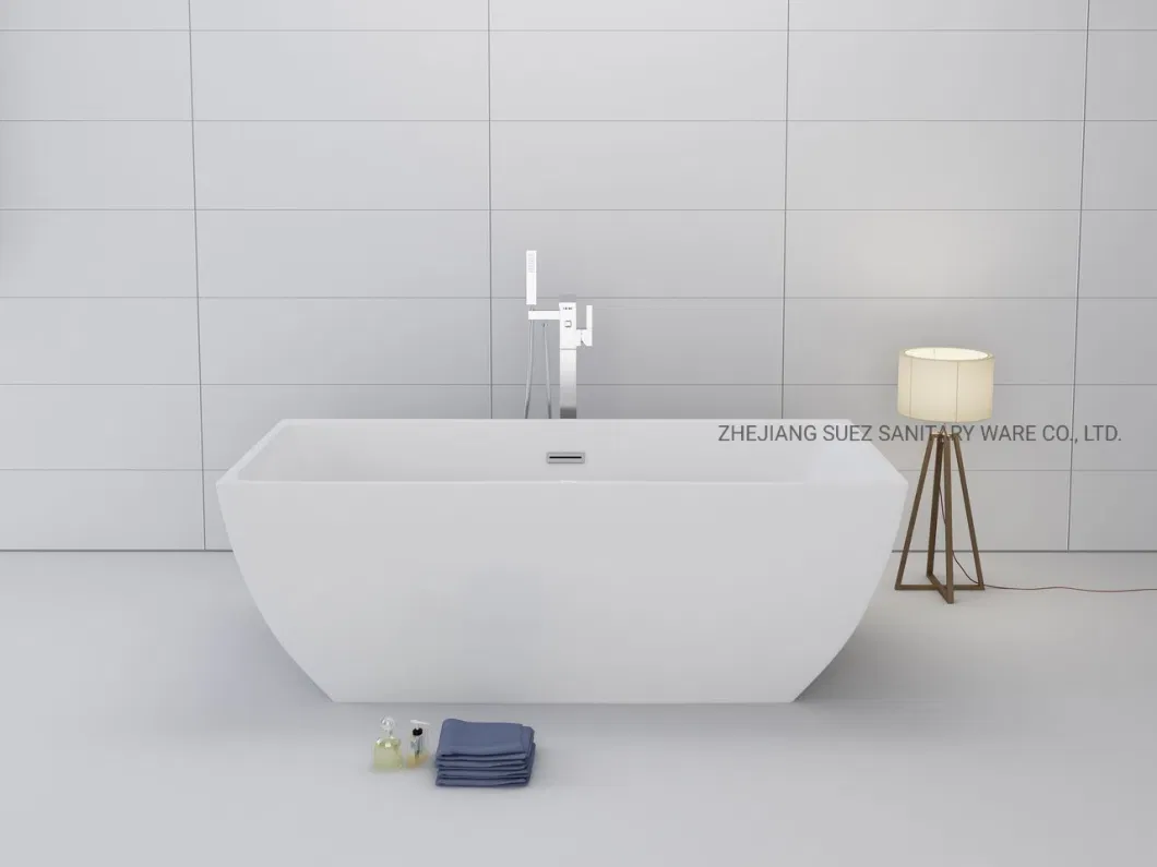Stand Alone Acrylic Freestanding Bathtub for Bathroom Soaking Bath Tub Sanitary Ware