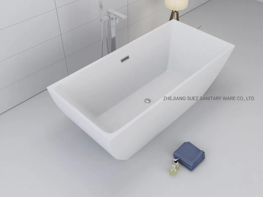 Stand Alone Acrylic Freestanding Bathtub for Bathroom Soaking Bath Tub Sanitary Ware