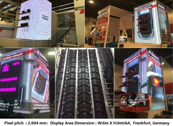 640*480mm Cabinet SMD High Resolution Fine Pixel Pitch LED Display Wall