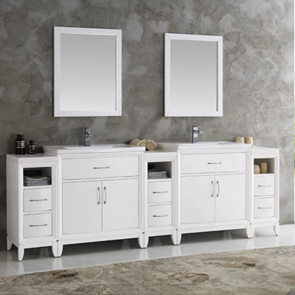 Wholesale New Hit Products Durable Free Standing Solid Wood Bathroom Cabinet