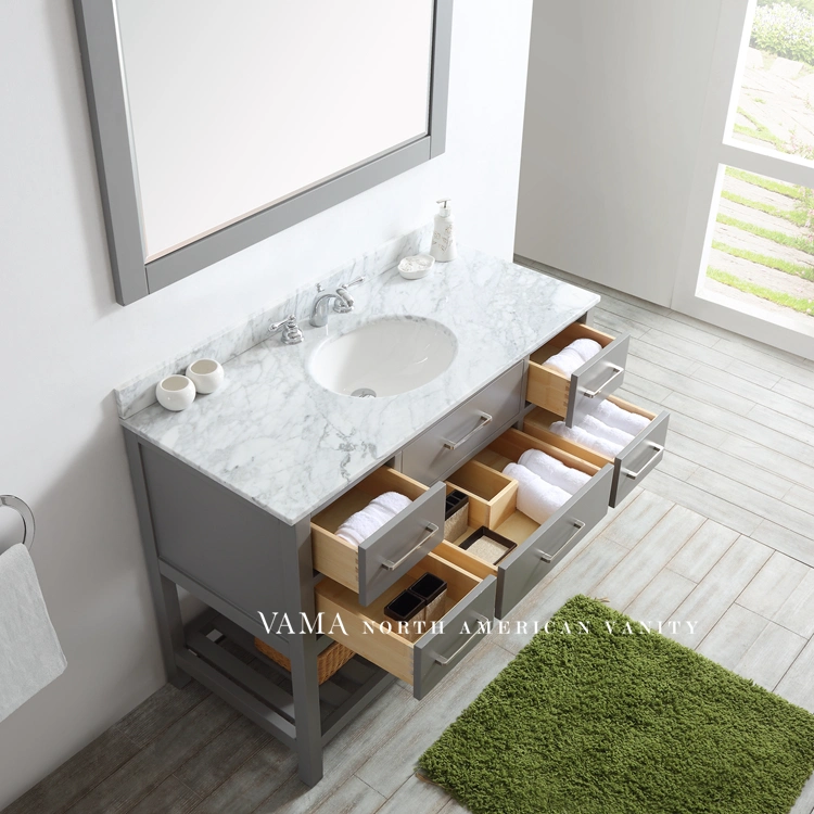 Vama 48 Inch Floor Standing Used Bathroom Vanity Cabinets Furniture 732048