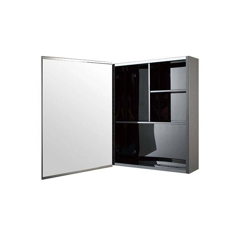 Mirror Washbasin Cabinet with Contemporary Wall Mounted Washbasin