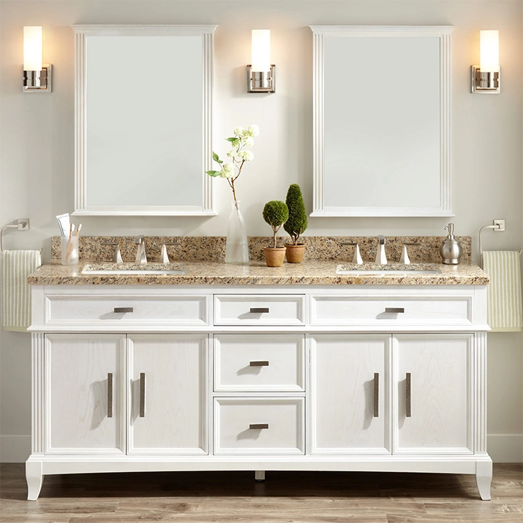 Foshan Factory Cheap Large Mirror Cabinets Design Free Standing Bathroom Wash Basin Vanity Cabinet