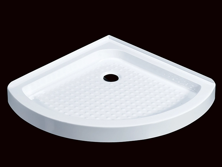 Surface Non-Slip Cultured Marble Shower Panel SMC Shower Pan/Shower Base for Hotel Bathroom