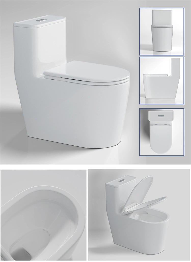Ovs Cupc Wholesale Clean Sanitary Ware Wc Bathroom Ceramic Double Flush One Piece Toilet