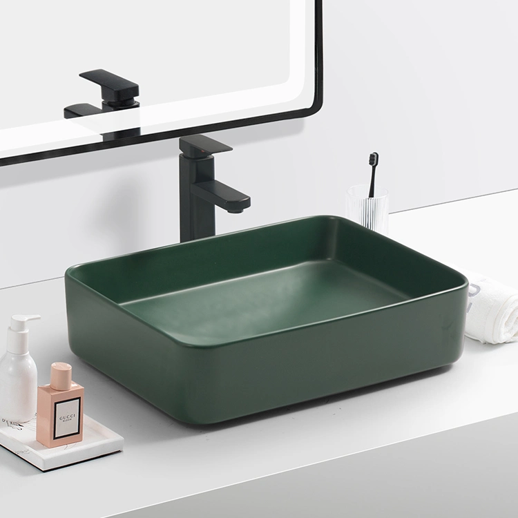Wc Bathroom Design Sanitaryware Ceramic Sink Multi-Color Art Basin Table Top Hand Wash Basin
