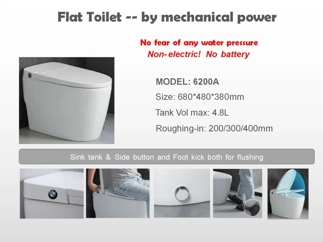 Luxury V Shape Smart Toilet Seat Bidet