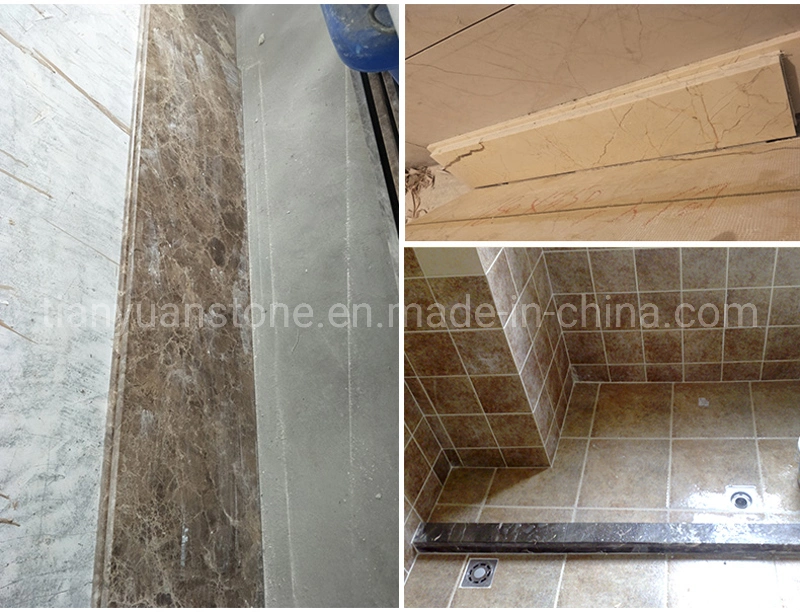 Natural Stone/Granite/Marble Bathroom Corner Bath Shower Base for Project