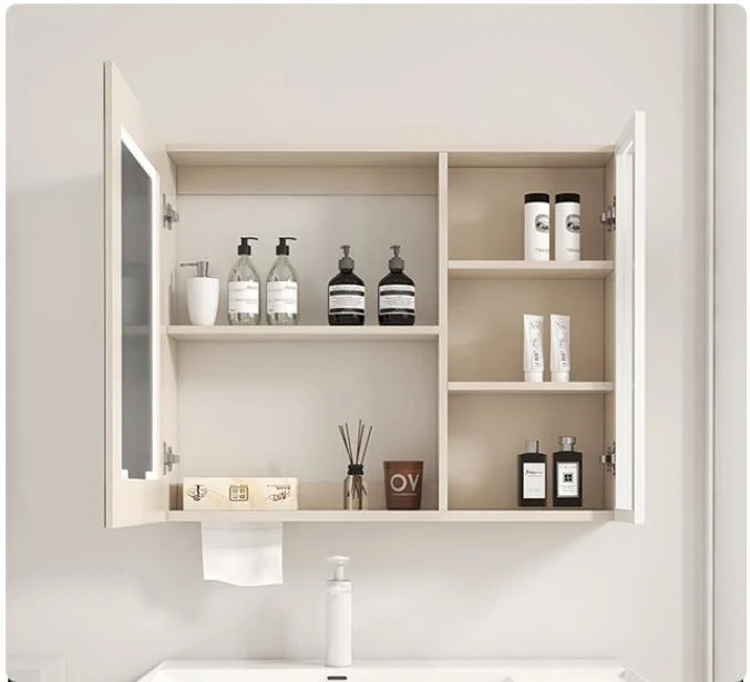 Modern Simple Bathroom Cabinet Wash Basin Combination Intelligent Mirror Cabinet One Ceramic Wash Basin Cabinet