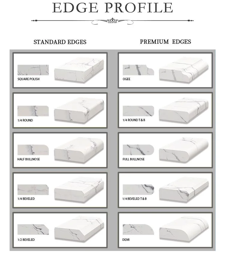 Artificial Stone Grey Veins High Quality Calacatta White Stone Slab Quartz Cabinet/Floor/Countertop/Vanity/Wall Tiles