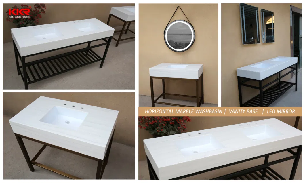 New Design Single Sink Water Resistant Toilet Furniture Modern Basin Bathroom Vanity Cabinets