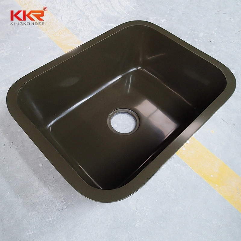Artificial Stone Different Color Resin Stone Undermount Kitchen Sink