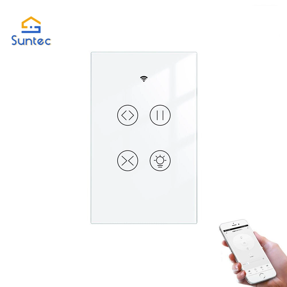 Glass Panel Curtain Light Touch Switch Backlight on/off, Us Smart House