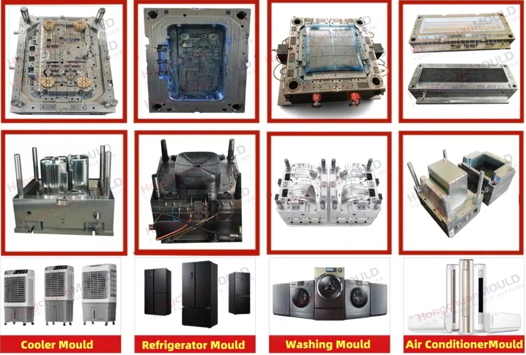 Plastic Cooler Injection Mould Home Appliance Parts Mold Design