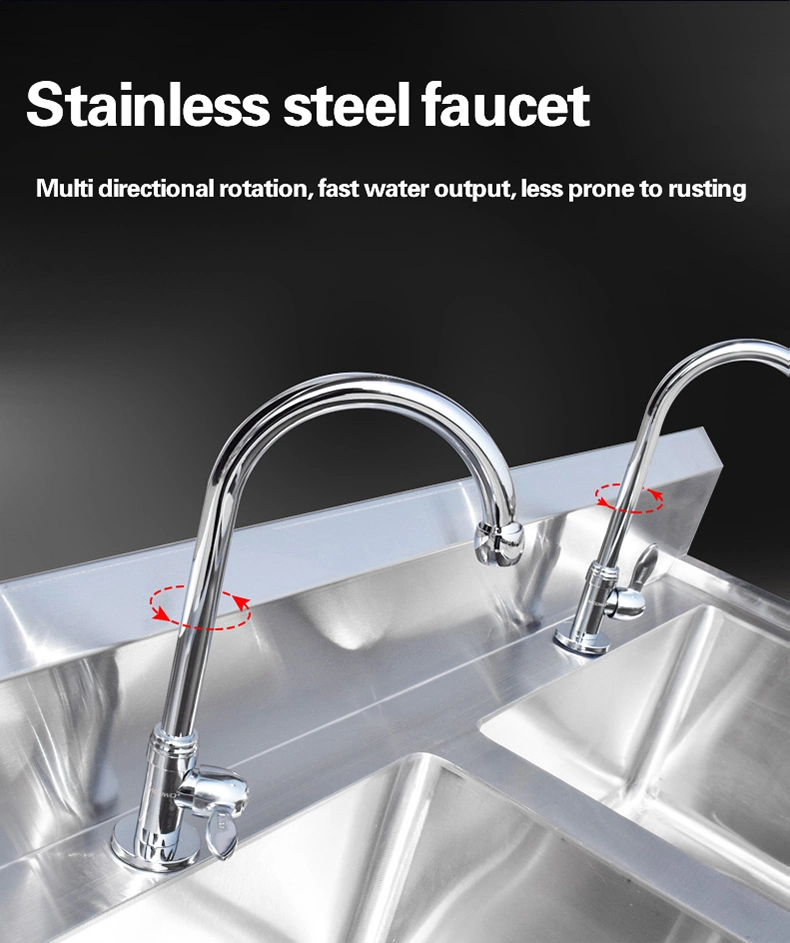 Single Bowl Double Bowl Commercial Stainless Steel Kitchen Sink Stainless Steel Products