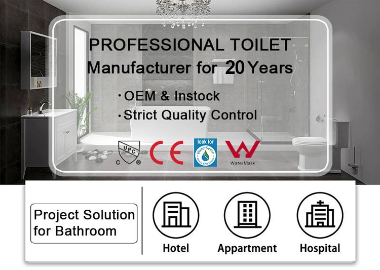 Ovs Cupc Sanitary Ware Wc Easy Clean Hotel Bathroom Ceramic One Piece Toilet P Trap