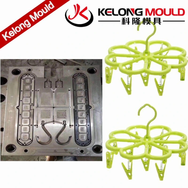 Multi Cavity Plastic Coat Hanger Mould Kelong Injection Mould Design