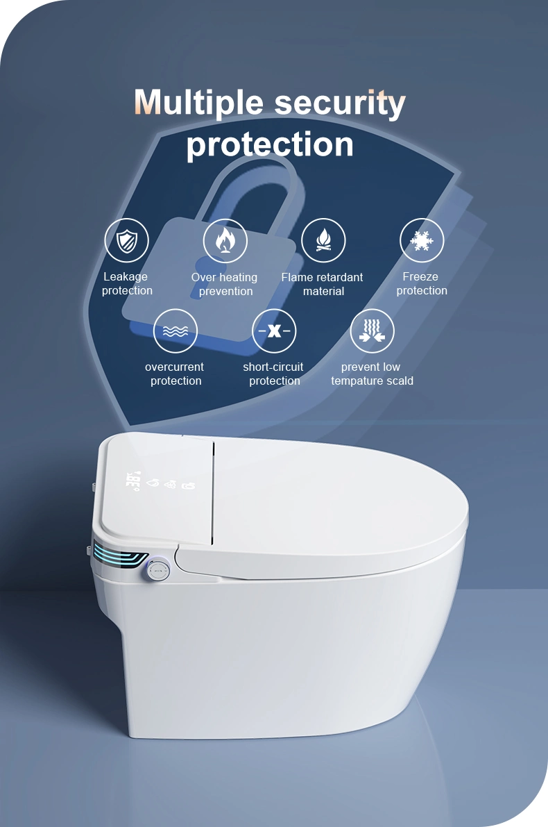 2023 Self Cleaning Sensor Smart Toilet Automatic Flush Remote Control Heated Inodoros Intelligent Toilet