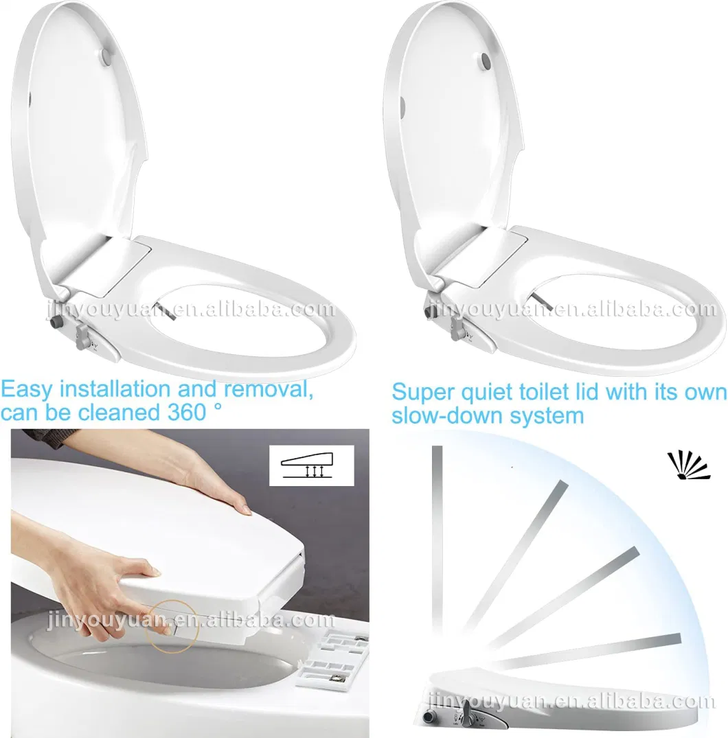 Smart Wash Dry Electric Bidet Toilet Seat Unautomatic