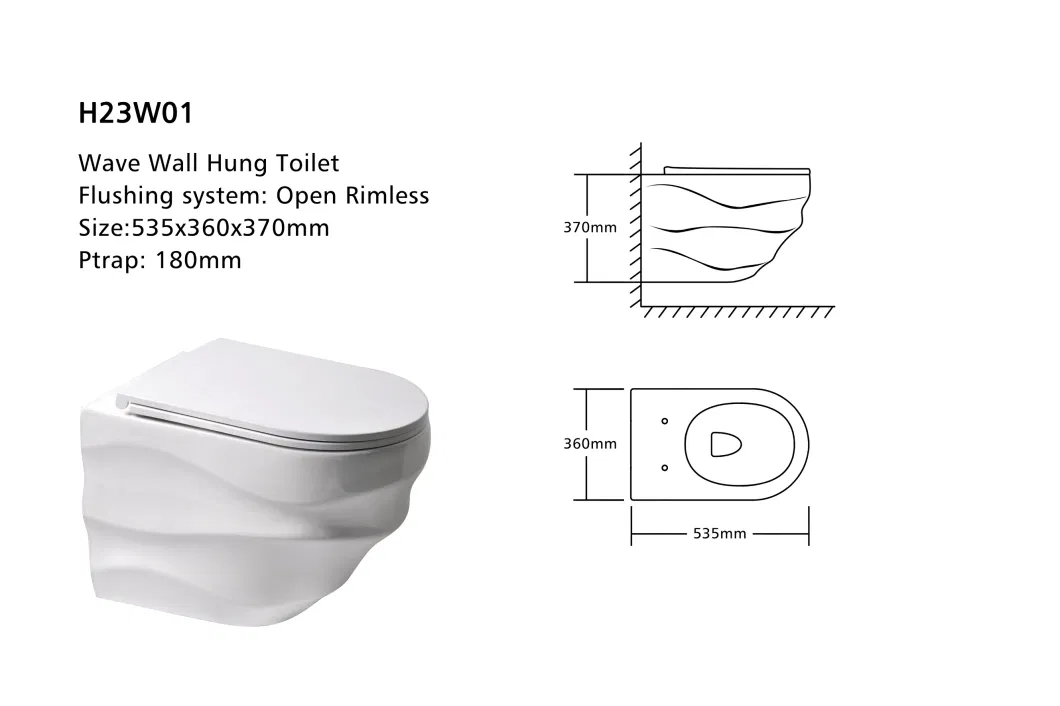 Cistern Automatic Water Closet Intelligent Wc Bathroom Wall Hung Toilet