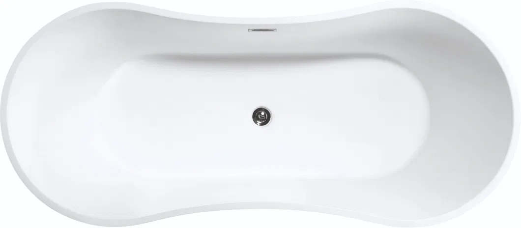 Freestanding Acrylic Solid Surface Bath Tub Outdoor Bathtubs Soaking Baths Hotel Bathroom