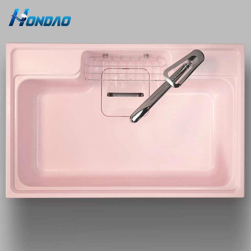 Hondao Rectangular Shape Undermount Quartz Stone Sink Composite Quartz Kitchen Sink