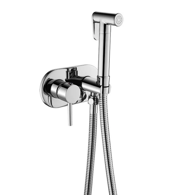 Sanipro High Quality Concealed Brass Bidet Toilet Shower Kit Handheld Hot and Cold Mixer Bathroom Bidet Sprayer Set