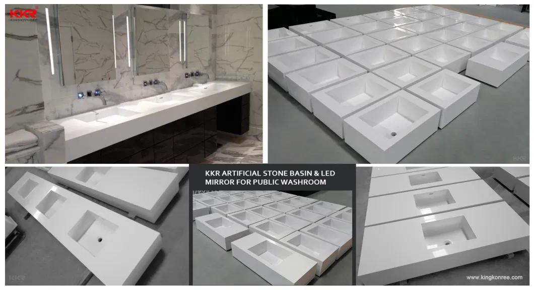 Solid Surface Resin Kitchen Sink for Countertop