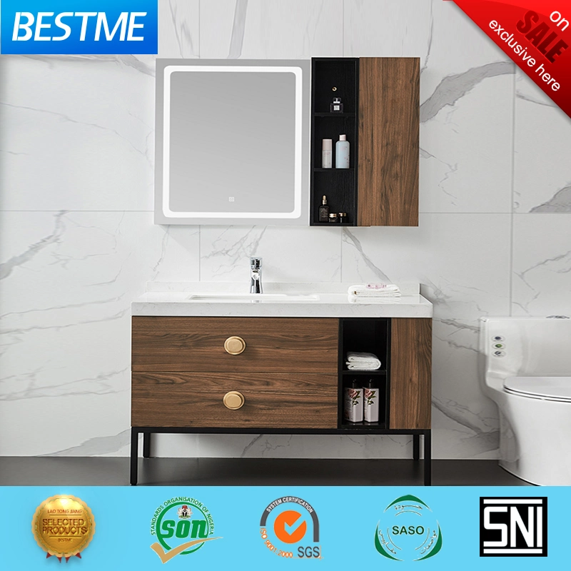 Wholesale Modern Style Vanity Waterproof Sanitaryware Bathroom Plywood Cabinet (BY-X7171-3)