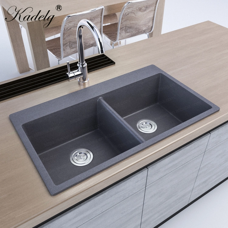 Hot Sales Solid Surface Acrylic Resin Composite Quartz Apron Front Kitchen Sinks