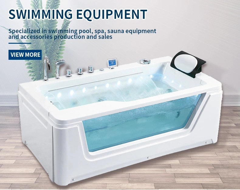 Family Use Air Pump SPA Tub Person Acrylic Whirlpool Massage Bathtub with Jet Function
