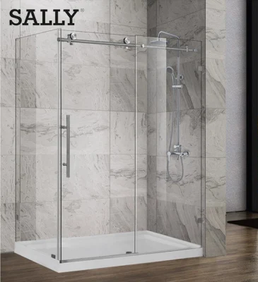  Sally los cuartos de baño ducha sin cerco rectangular en forma de L Alojamiento Alojamiento Habitación deslizante