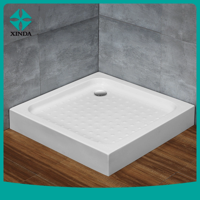 Shower Bath Tray Acrylic Customize Rectangular Shaped Stone SMC Shower Tray