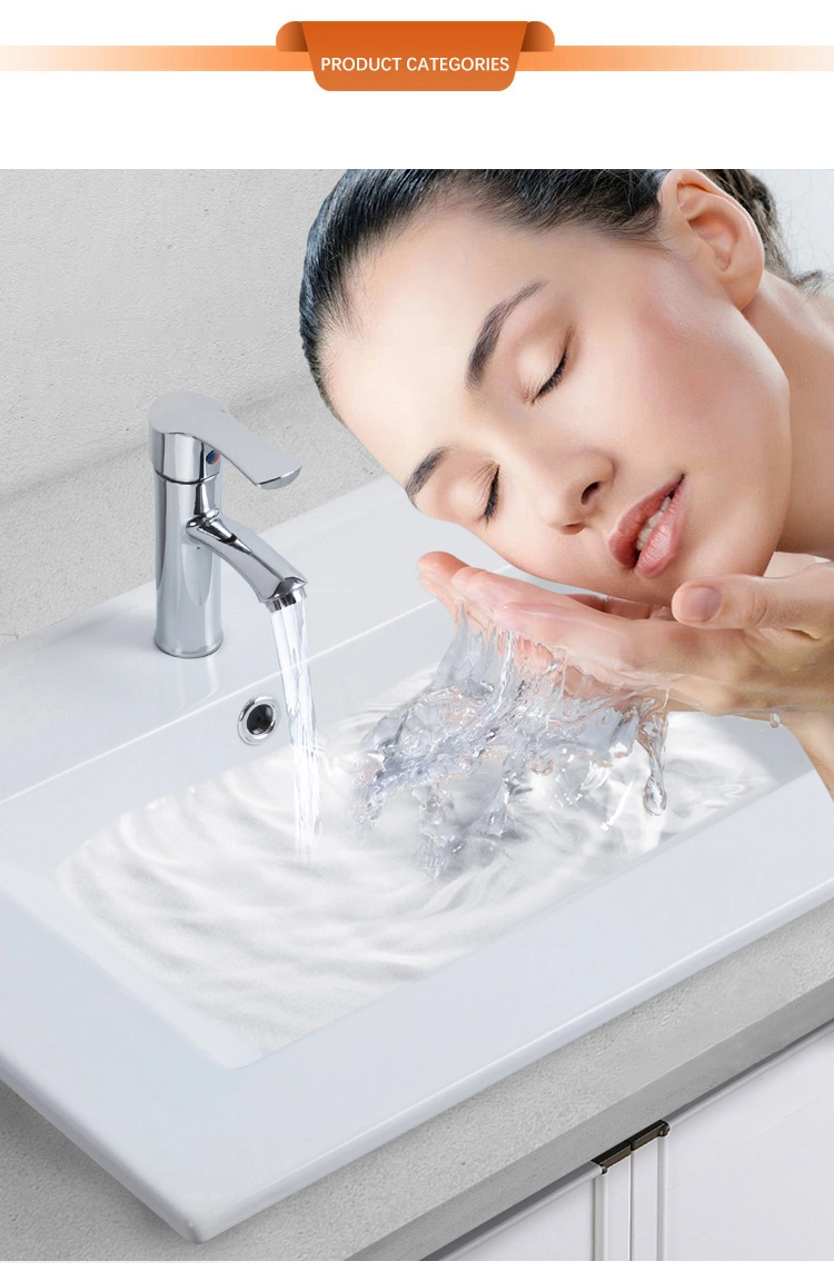 Wash Faucet Porcelain Designer Basin Bathroom Vanity with Sink with Cabinet