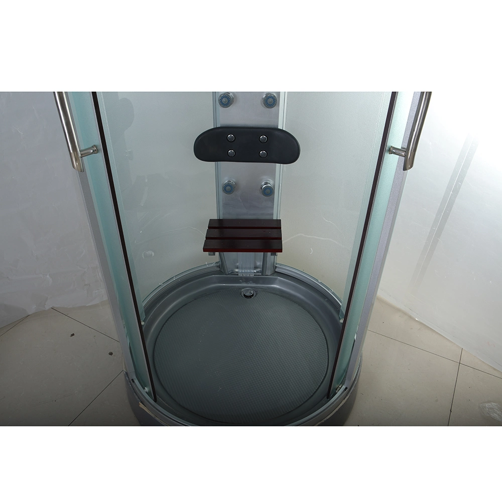 Special Round Clear Glass Portable Hydro Massage Shower Cabin Easy Clean for Bathroom
