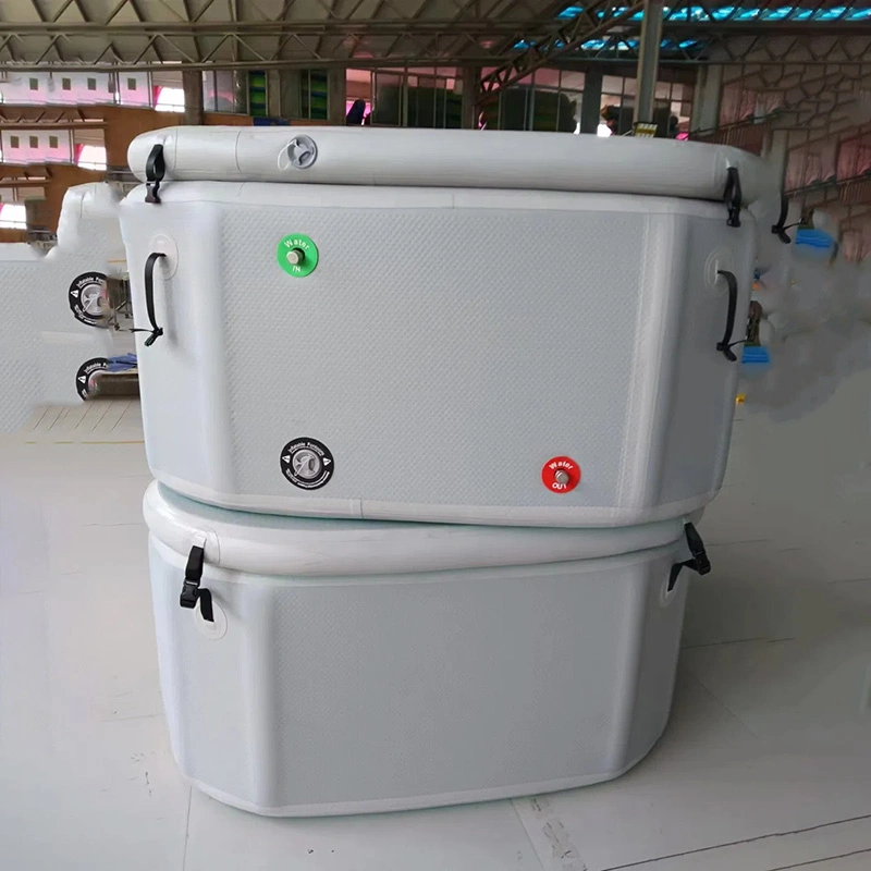 Customized Portable Recovery Cold Plunge Insulated Ice Bath Tub with Cover