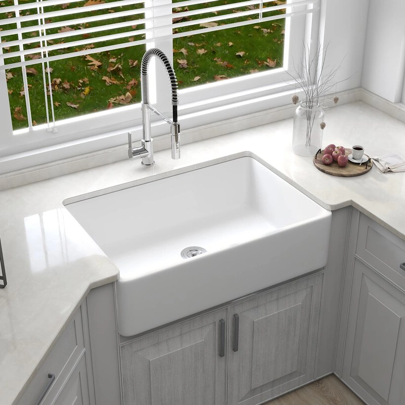 Ceramic Sink Bathroom Bucket Vessel Barrel Hand Basin Sanitary Wash Sink Kitchen Furniture Luxury Modern Face Sink
