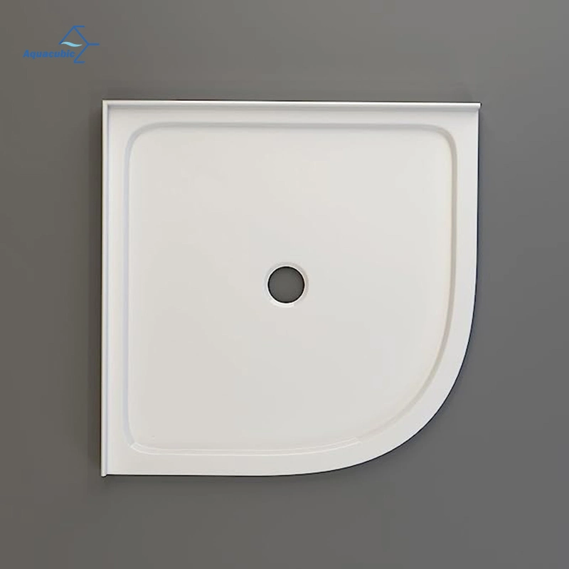 European Style Solid Anti-Slip Resin Shower Base Pan Anti Slip Bathroom Rectangle Shower Tray for Shower Room